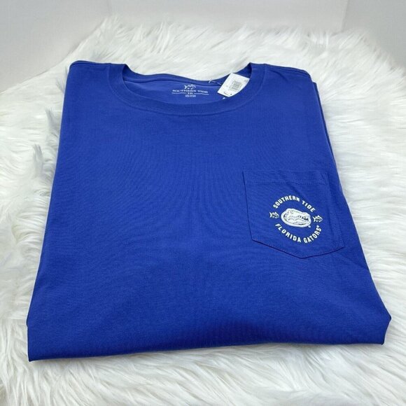 NEW Southern Tide Men 2XL Florida Gators UF Long Sleeve Catch and Release Tee - Picture 3 of 8